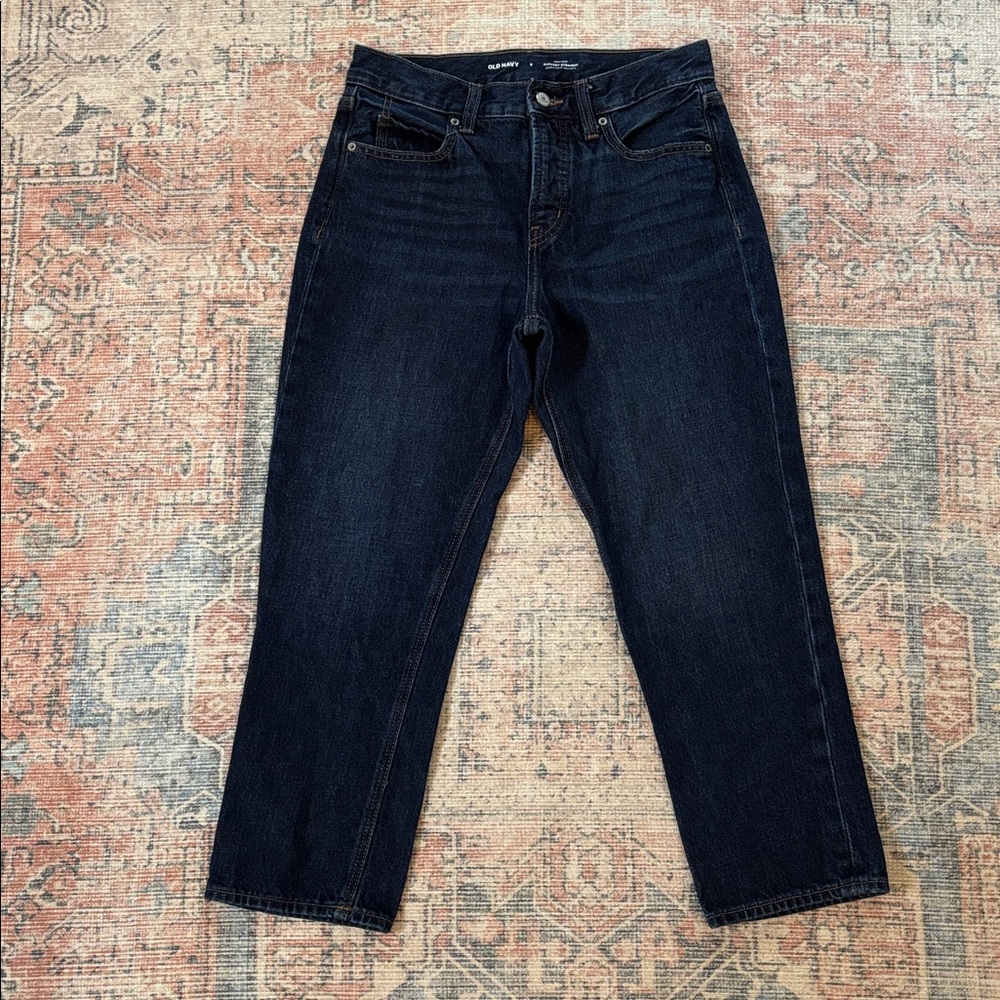 Old Navy High-Rise Slouchy Straight Jeans Size 2